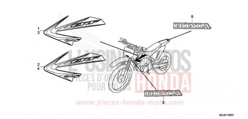 MARK (CRF80FB/CRF100FB) CRF100FA de 2010
